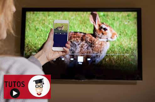 Afficher l'écran de son smartphone sur la télé 