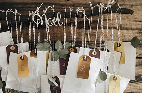 DIY : un calendrier de l'Avent branché et écolo