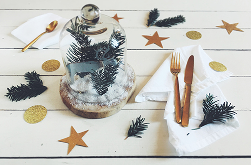 DIY : le centre de table de Noël