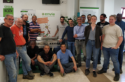 Le recyclage en partenariat avec Envie 