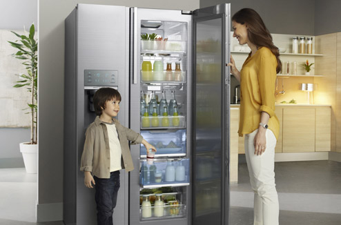 Vos aliments à portée de main avec le Food Showcase de Samsung