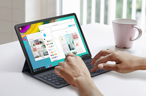 Pack Samsung Galaxy Tab S5E + Book Cover Keyboard : emportez Office 365 partout !