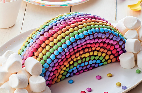 Le gâteau arc-en-ciel du mercredi