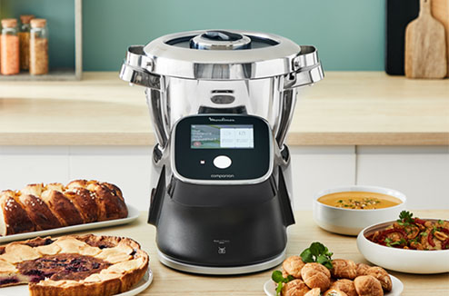 En cuisine, le robot i-Companion Touch Pro XL de Moulinex s'occupe de tout !