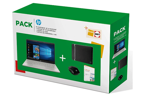 Pack HP Pavilion 14-ce2014nf : pour un quotidien connecté !