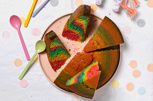 Le zebra cake licorne