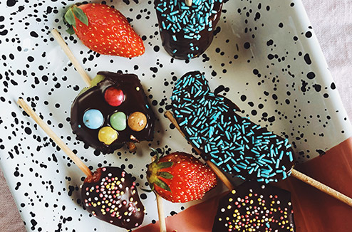 Les sucettes de fruits