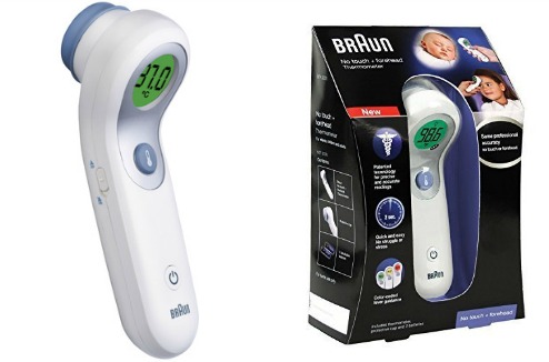 Test thermomètre frontal sans contact Braun 
