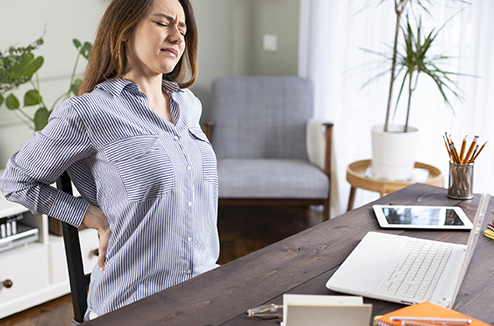 Télétravail, bureau : mal de dos ?