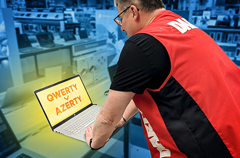 Comment changer un clavier Qwerty en Azerty 