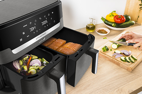 Moulinex Dual Easy Fry XXL EZ942HF0  : le air fryer des familles