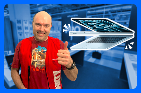 MacBook Air, le coup de cœur de Cédric