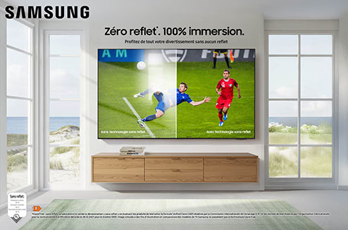  Présentation des TV Samsung sans reflets de la gamme S95F