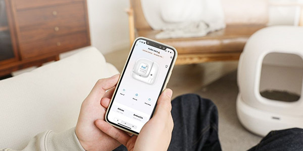 Grâce à l'application Petkit, suivez la santé de votre chat en temps réel !